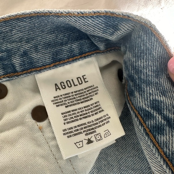 Agolde High Rise Dee Short - Picture 8 of 10